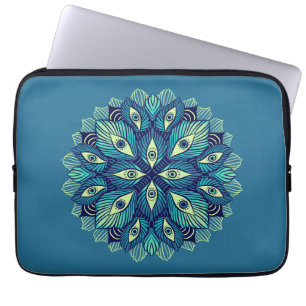 Housse Pour Ordinateur Portable Trippy Psychedelic Eyes Floral Surreal Art