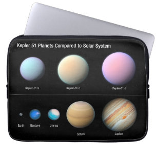 Housse Pour Ordinateur Portable Trois planètes géantes orbitant Kepler 51