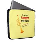 Housse Pour Ordinateur Portable trompette (Devant droit)