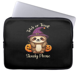 Housse Pour Ordinateur Portable Trop Lazy pour faire peur mignon Halloween Sloth C