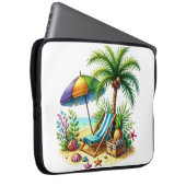 Housse Pour Ordinateur Portable Tropical Beach Electronics Bag (Devant droit)