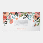 Housse pour ordinateur portable tropical girly aqu (Clavier et souris)