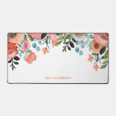 Housse pour ordinateur portable tropical girly aqu (Recto)