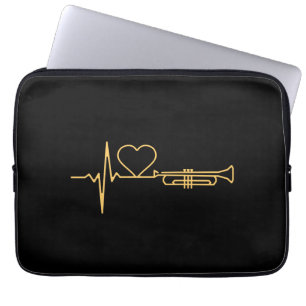Housse Pour Ordinateur Portable Trumpet - Trumpet Hearbeat cadeau