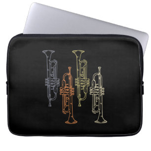 Housse Pour Ordinateur Portable Trumpets Vintages