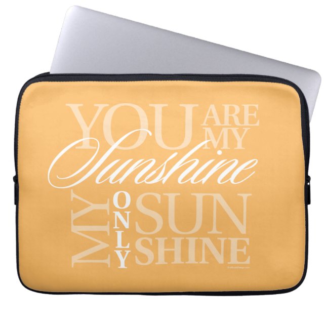 Housse Pour Ordinateur Portable Tu Es Mon Soleil (Devant)