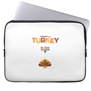 Housse Pour Ordinateur Portable Turquie au four - Annonce de grossesse d'action de