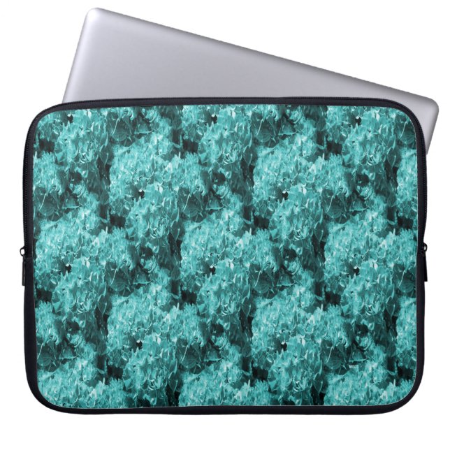 Housse Pour Ordinateur Portable Turquoise mon coeur... (Devant)