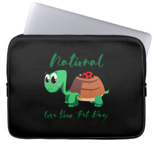 Housse Pour Ordinateur Portable Turtle Lover National Love Your Turtle