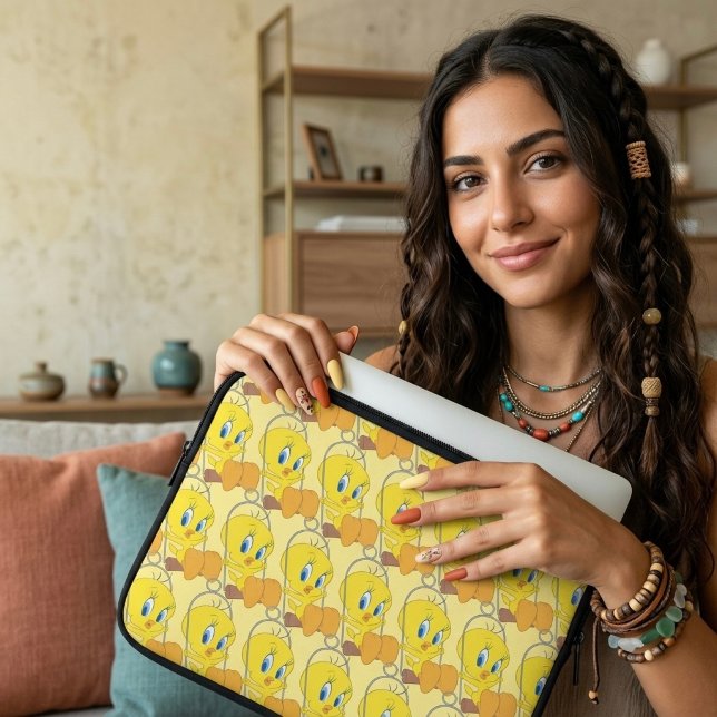 Housse pour ordinateur portable Tweety (Créateur téléchargé)