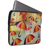 HOUSSE POUR ORDINATEUR PORTABLE UMBRELLA PATTERNS IN A CAPTIVATING COLLAGE (Devant droit)