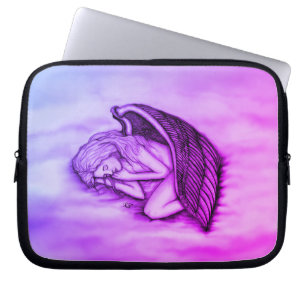 Housse Pour Ordinateur Portable Un Ange endormi sur les nuages des cieux