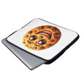 Housse Pour Ordinateur Portable Un biscuit souriant. (Devant bas)