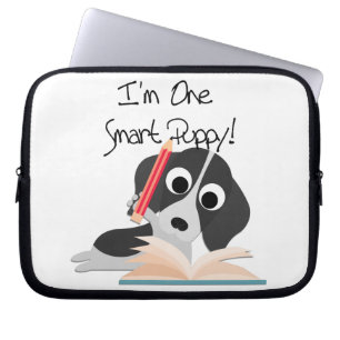 Housse Pour Ordinateur Portable Un Chiot intelligent