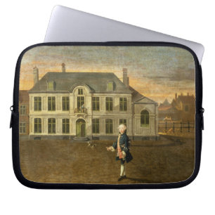 Housse Pour Ordinateur Portable Un jeune noble se tenant avant un manoir (voir