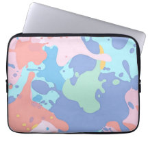 Un motif désordonné de taches de peinture