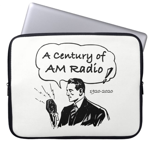 Housse Pour Ordinateur Portable Un siècle de radio AM (Devant)