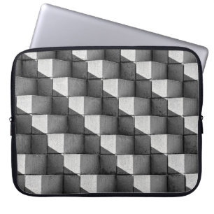 Housse Pour Ordinateur Portable Un visage de la sculpture "Four Side Pyramid" dans