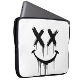 Housse Pour Ordinateur Portable Un visage souriant. (Devant droit)