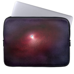 Housse Pour Ordinateur Portable Une Étoile De Neutron Avec Un Disque De Poussière