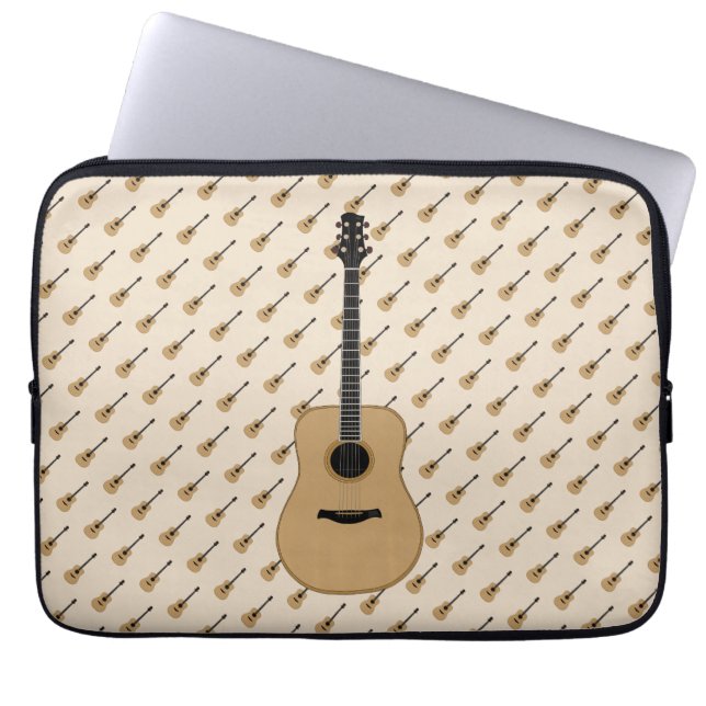 Housse Pour Ordinateur Portable Une jolie guitare (Devant)