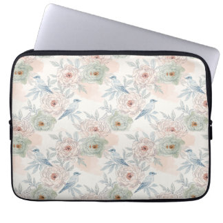 Housse Pour Ordinateur Portable Une symphonie de chants et de motifs de pétales
