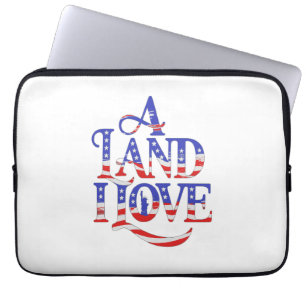 Housse Pour Ordinateur Portable Une terre que j'aime
