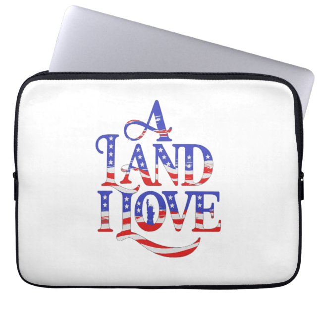 Housse Pour Ordinateur Portable Une terre que j'aime (Devant)