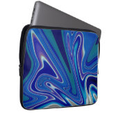 Housse Pour Ordinateur Portable Une touche de bleu (Devant droit)