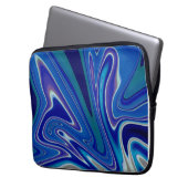 Housse Pour Ordinateur Portable Une touche de bleu (devant gauche)