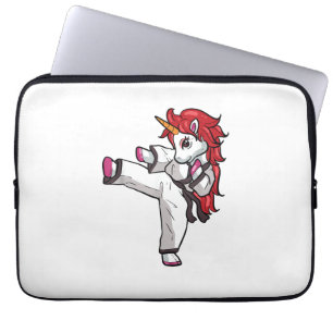 Housse Pour Ordinateur Portable Unicorn Karate Girl Taekwondo Jiu Jitsu MIXED MART
