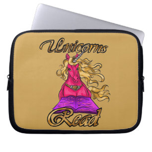 Housse Pour Ordinateur Portable Unicornes Lire Livre Sleeve
