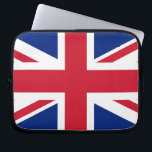 Housse Pour Ordinateur Portable Union Jack ~ Drapeau britannique<br><div class="desc">Drapeau du Royaume-Uni de Grande-Bretagne et d'Irlande du Nord. Un symbole de la Grande-Bretagne et de l'empire passé.</div>