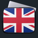 Housse Pour Ordinateur Portable Union Jack ~ Drapeau britannique<br><div class="desc">Drapeau du Royaume-Uni de Grande-Bretagne et d'Irlande du Nord. Un symbole de la Grande-Bretagne et de l'empire passé.</div>