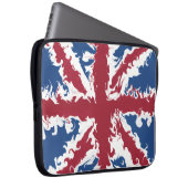 Housse Pour Ordinateur Portable Union Jack Liquid Art (Devant droit)