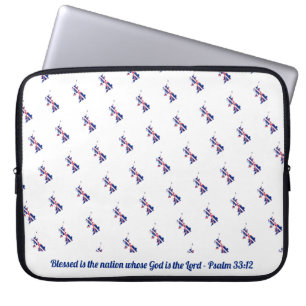 Housse Pour Ordinateur Portable UNION JACK ROYAUME-UNI Grande-Bretagne Nation béni