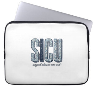Housse Pour Ordinateur Portable Unité de soins intensifs chirurgicaux SICU T-shirt