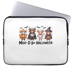 Housse Pour Ordinateur Portable Vache des Highlands Halloween Saison Sombre (2)
