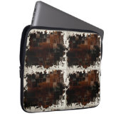 Housse Pour Ordinateur Portable Vachette Brown rustique (Devant droit)