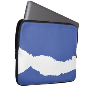 Housse Pour Ordinateur Portable Vague déchirée bleu moyen