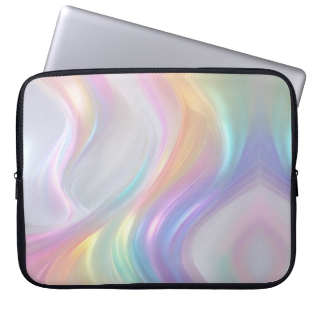 Housse Pour Ordinateur Portable Vagues de Lumière (Devant)