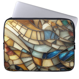 Housse Pour Ordinateur Portable Vagues de verre coloré
