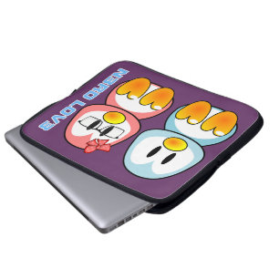 Housse Pour Ordinateur Portable Valentine nerd : Le geek Leet d'ordinateur parlent
