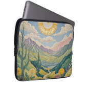 Housse Pour Ordinateur Portable Vallée tranquille : Paysage pastel (Devant droit)