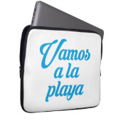 HOUSSE POUR ORDINATEUR PORTABLE VAMOS A LA PLAYA (Devant droit)