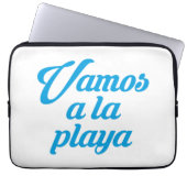 HOUSSE POUR ORDINATEUR PORTABLE VAMOS A LA PLAYA (Devant)