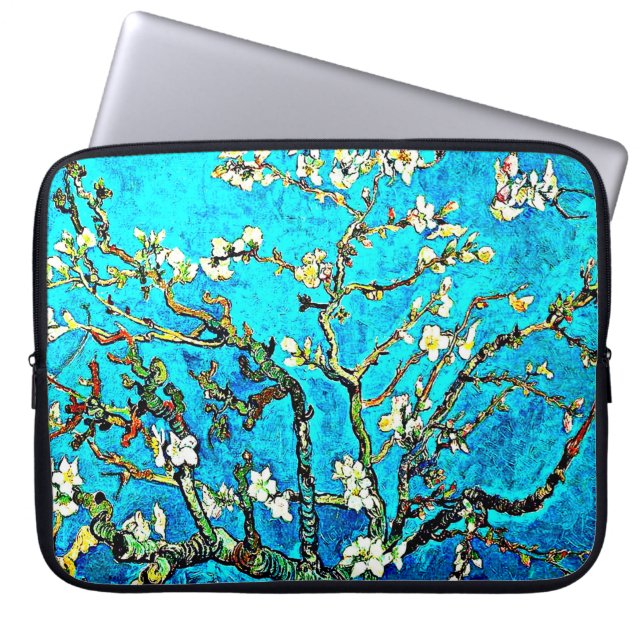 Housse Pour Ordinateur Portable Van Gogh - Branches avec amandes (Devant)