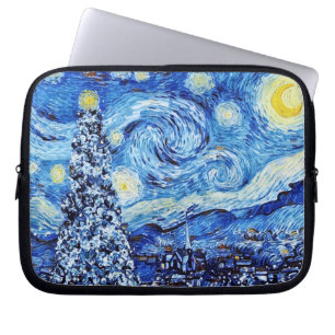 Housse Pour Ordinateur Portable Van Gogh - Nuit étoilée - Noël