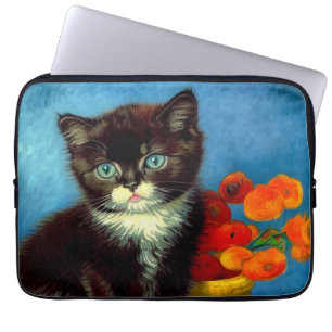 Housse Pour Ordinateur Portable Van Gogh Tuxedo Cat