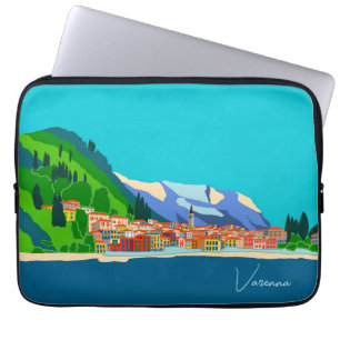 Housse Pour Ordinateur Portable Varenna Como Italie Illustration Voyage